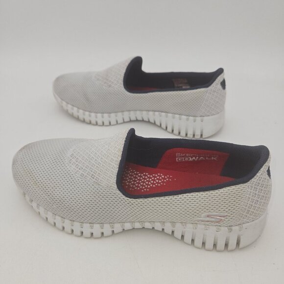 Skechers Go Walk Goga Mat Air Cooled Gray Low Top Slip On Shoe 16708 Womens 8.5 - Picture 6 of 10